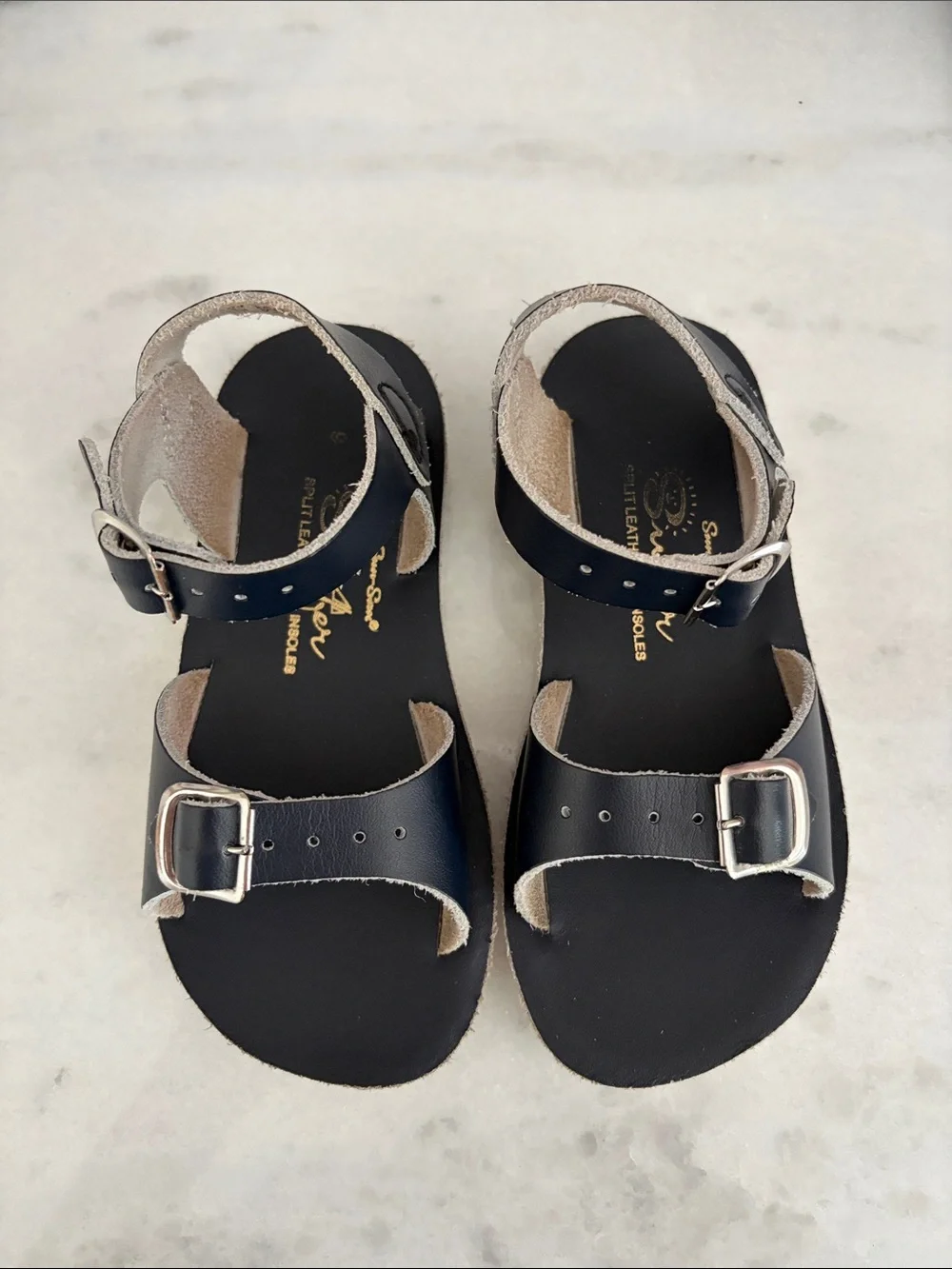 Sun-San Surfer Sandals, Salt Water- Navy